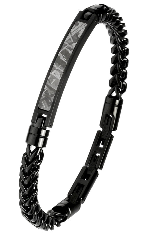 KNIS Meteorite Bracelet Stainless Steel Black KN-BRC001-BK