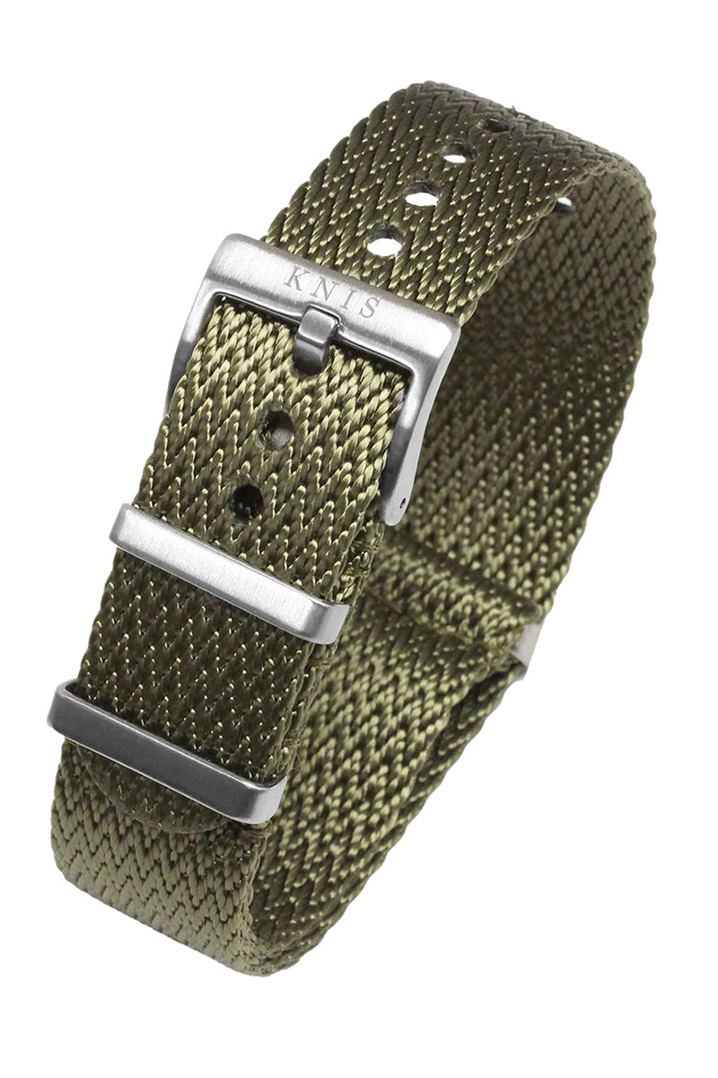 KNIS Nylon Strap Shark Tooth 20mm Khaki