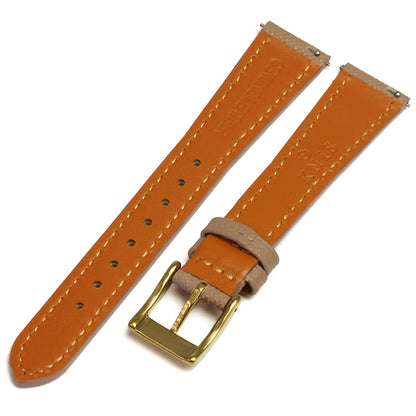 KNIS 18mm Saffiano Leather Strap – Beige