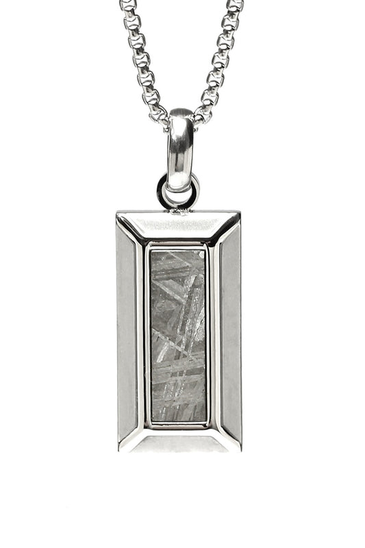KNIS Meteorite Necklace Stainless Steel Plate KN-NC001-MT