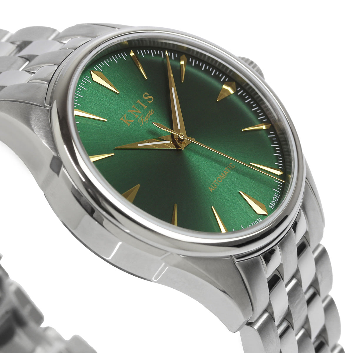 KNIS 自動巻き サンレイダイアル グリーン KN001-GR