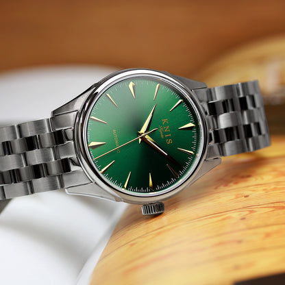 KNIS 自動巻き サンレイダイアル グリーン KN001-GR