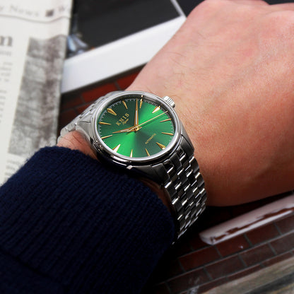 KNIS 自動巻き サンレイダイアル グリーン KN001-GR