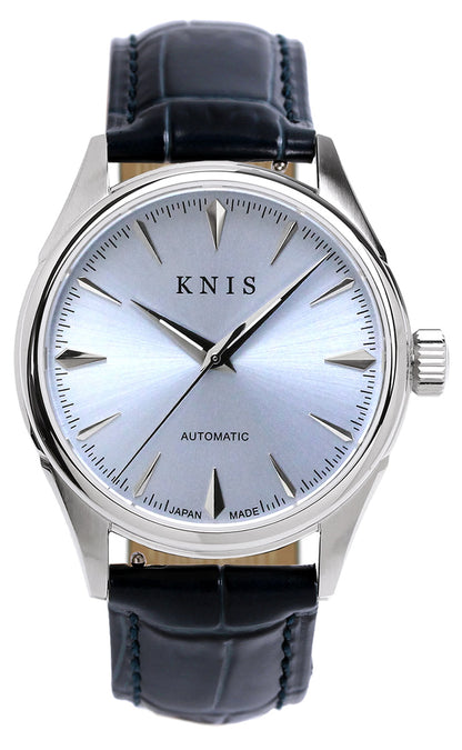 KNIS Automatic Sunray Dial Ice Blue Leather KN001-IBLBLLE 