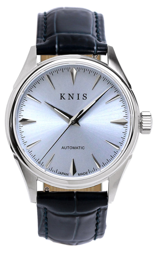 KNIS Automatic Sunray Dial Ice Blue Leather KN001-IBLBLLE 