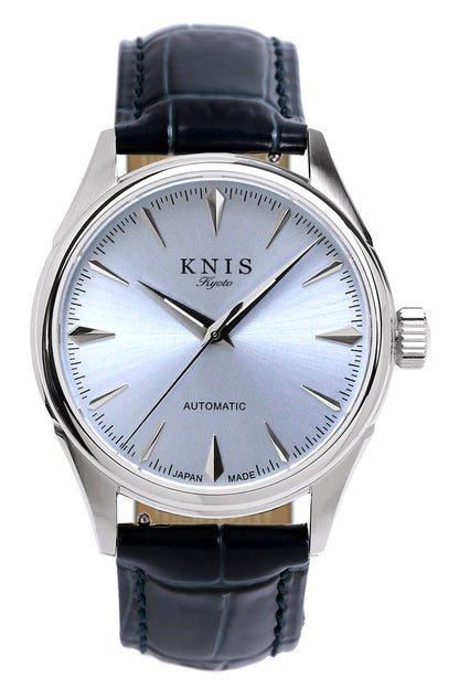 KNIS Automatic Sunray Dial Ice Blue Leather KN001-IBLBLLE 
