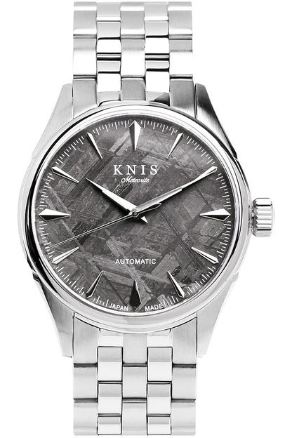 KNIS Meteorite Made in Japan Automatic Watch Men's Silver KN001-MT 