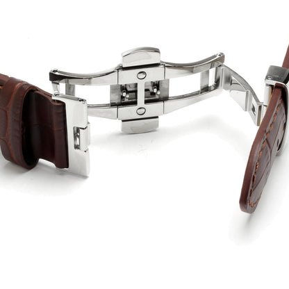 KNIS CLASSIC GMT 自動巻き 日本製 レザー グリーン KN008-GRBRLE