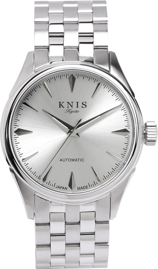 KNIS Automatic Sunray Dial White Silver KN001-WH 
