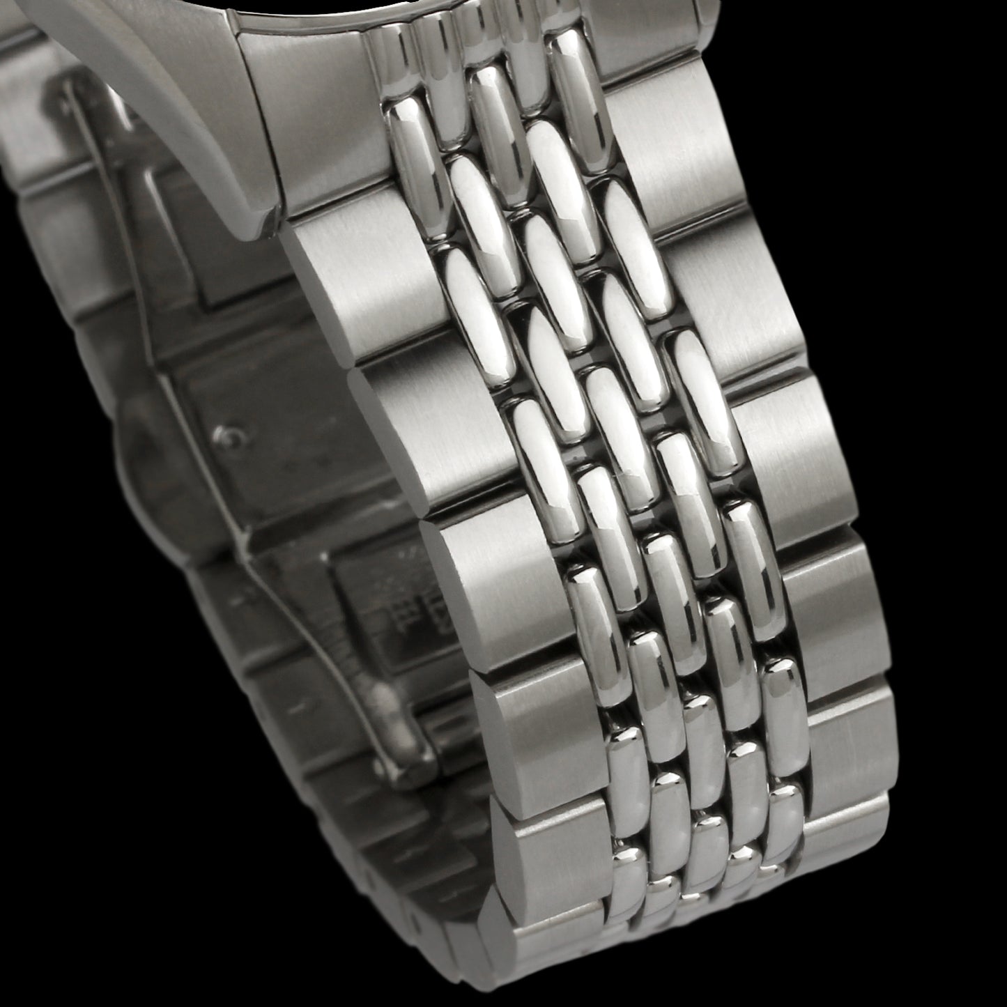 KNIS Classic GMT Automatic Silver / Rice Beads Bracelet (KN008-SVRC)