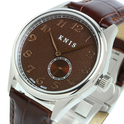 KNIS KODOU Small Seconds Automatic – Brown / Brown Leather Strap (KN009-BRBRLE)