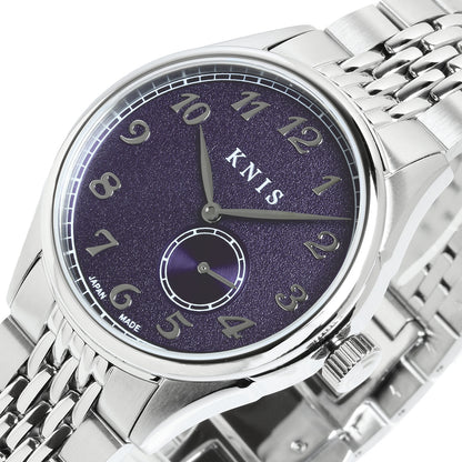 KNIS KODOU Small Seconds Automatic – Purple / Stainless Steel Bracelet (KN009-PPRC)