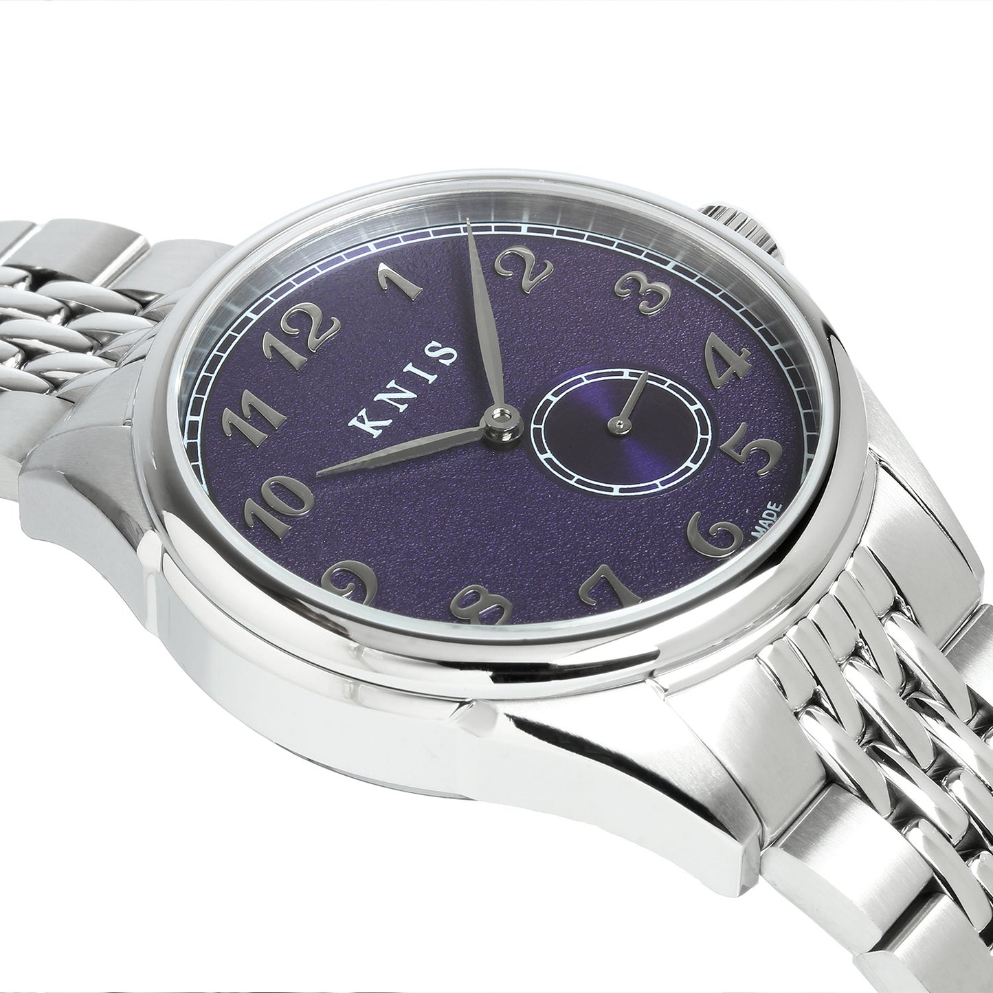 KNIS KODOU Small Seconds Automatic – Purple / Stainless Steel Bracelet (KN009-PPRC)