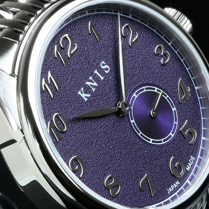 KNIS KODOU Small Seconds Automatic – Purple / Stainless Steel Bracelet (KN009-PPRC)