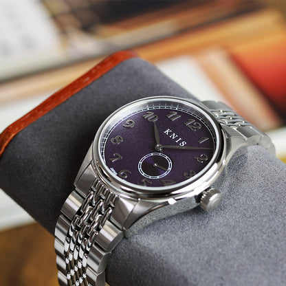 KNIS KODOU Small Seconds Automatic – Purple / Stainless Steel Bracelet (KN009-PPRC)