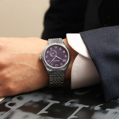 KNIS KODOU Small Seconds Automatic – Purple / Stainless Steel Bracelet (KN009-PPRC)