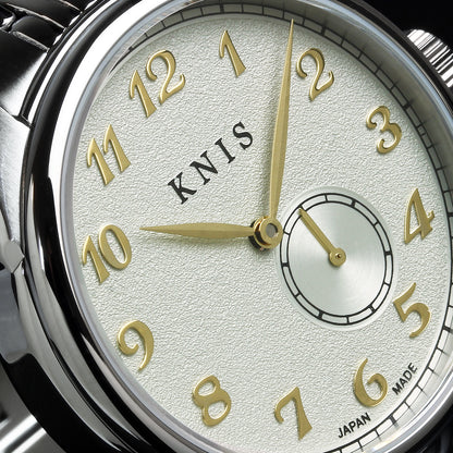 KNIS KODOU Small Seconds Automatic – Champagne Gray / Stainless Steel Bracelet (KN009-SGYRC)