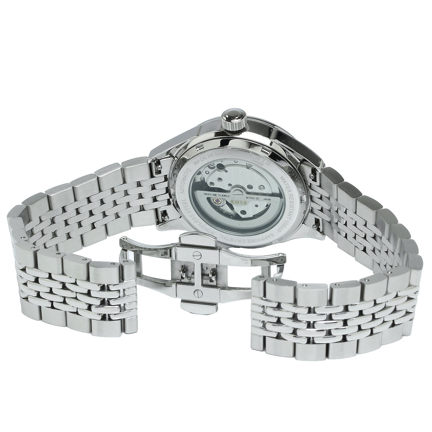 KNIS KODOU 自動巻き 日本製 スモールセコンド ライスブレスレット