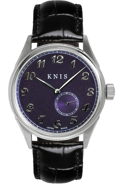 KNIS KODOU 自動巻き 日本製 スモールセコンド レザー パープル 京紫 KN009-PPBKLE