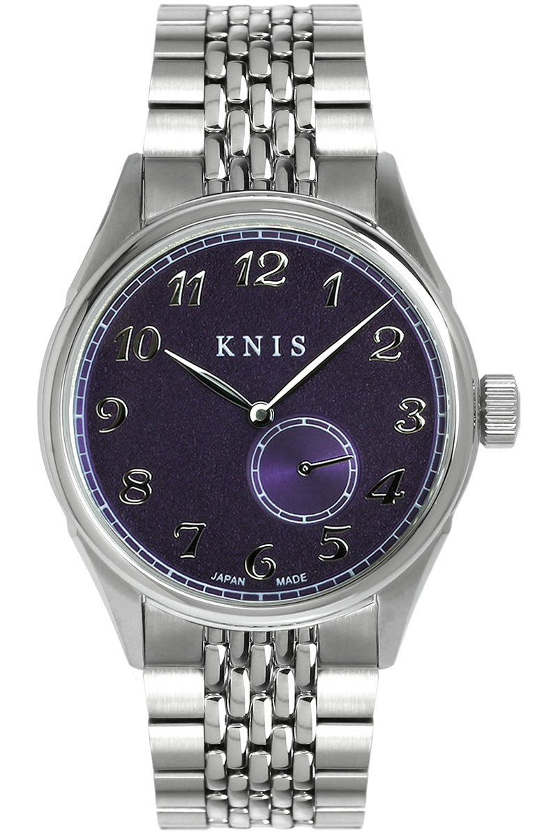 KNIS KODOU Small Seconds Automatic – Purple / Stainless Steel Bracelet (KN009-PPRC)