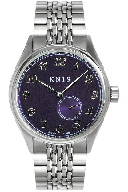 KNIS KODOU Small Seconds Automatic – Purple / Stainless Steel Bracelet (KN009-PPRC)