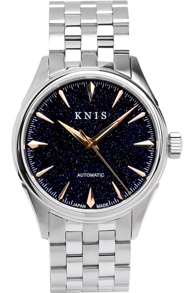 KNIS Automatic Aventurine Dial Made in Japan Silver Rose Gold KN001-AVRG